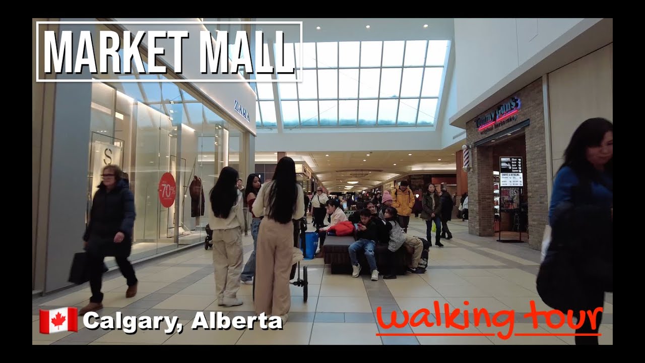 MARKET MALL walking tour | Calgary, Alberta, Canada. [4K] 🇨🇦