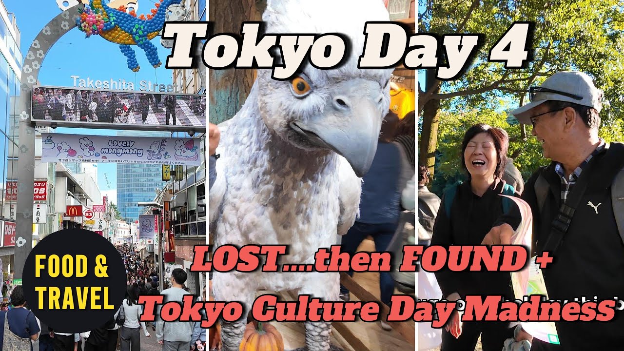 Tokyo Day 4: Lost in Tokyo on Culture Day! Meiji Shrine, Harajuku Chaos & a Lucky Reunion