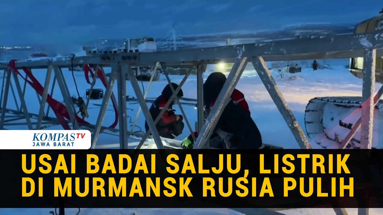 Penampakan Wilayah Murmansk Rusia Usai Dihantam Badai Salju
