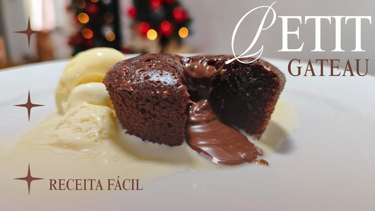 Não tem como perder essa receita de Petit gateau fácil e super saborosa. 