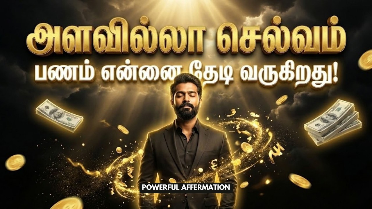 Unlock Abundant Riches 🔓 | அளவில்லா வளம் பெறும் ரகசியம்  #confidencecode  #affermation