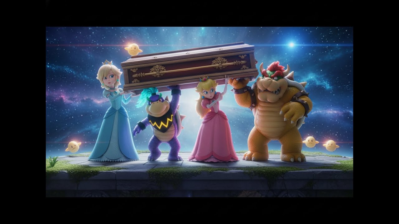 Super Mario Galaxy Movie Trailer - Coffin Dance Song (COVER)