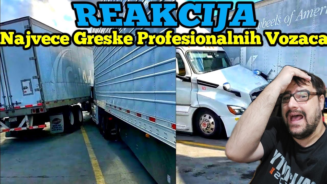🚚REAKCIJA - Greske i Udesi Profesionalnih Vozaca🚚