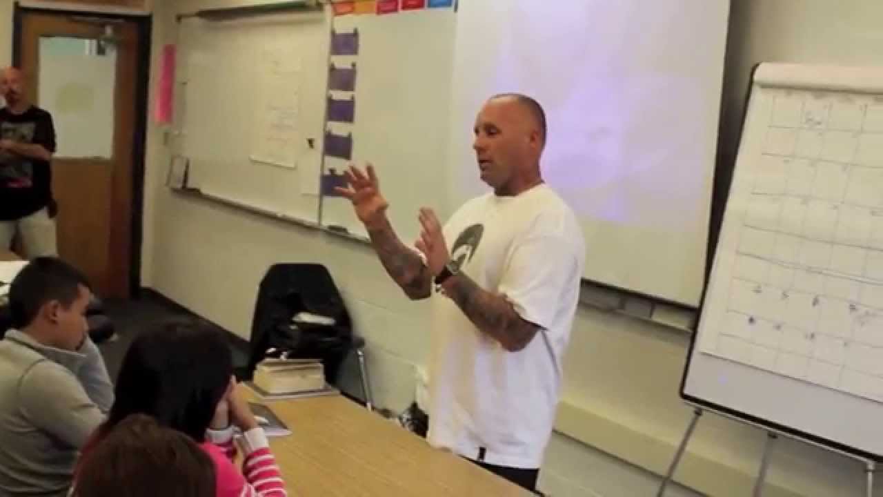 JAY ADAMS spoke to San Diego High School