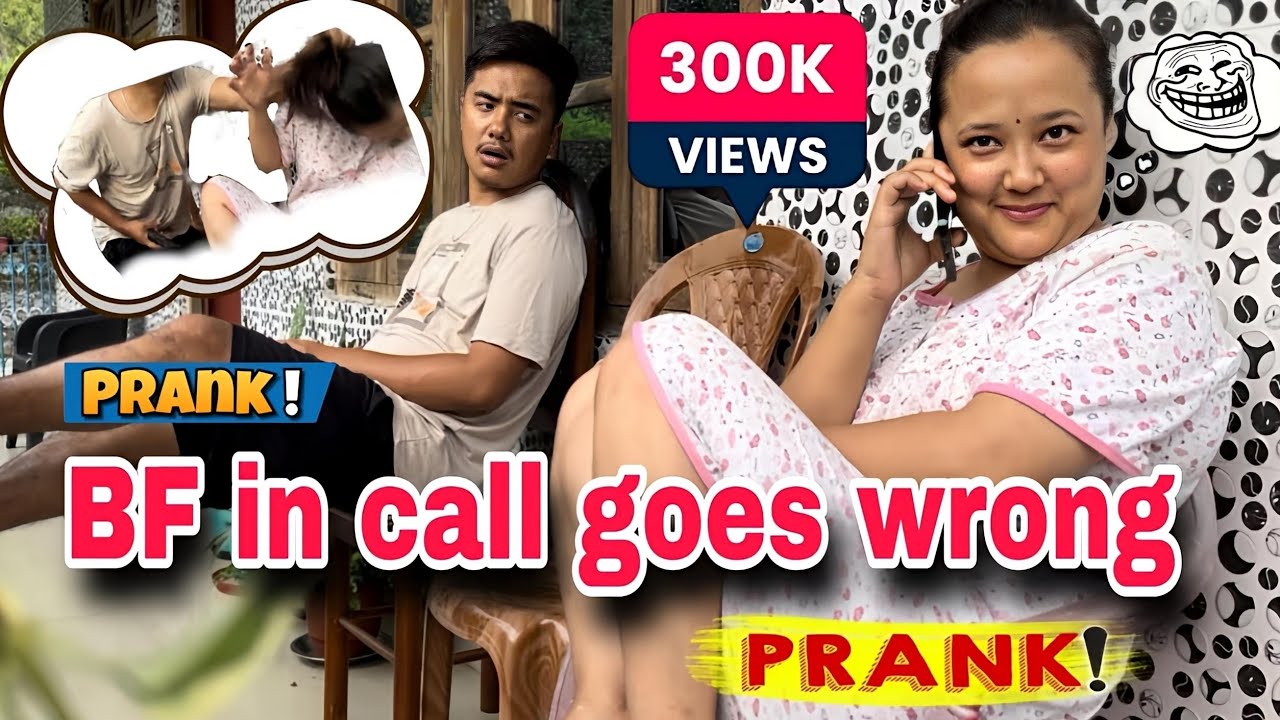 Luv Dada lai Prank Gone Wrong😱 || BF saga call || Jhandi phone futyo 🥵 ft. @luvdavlogs
