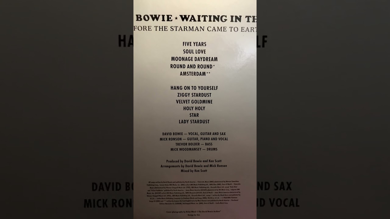 David Bowie - Record Store Day Exclusive Vinyl 