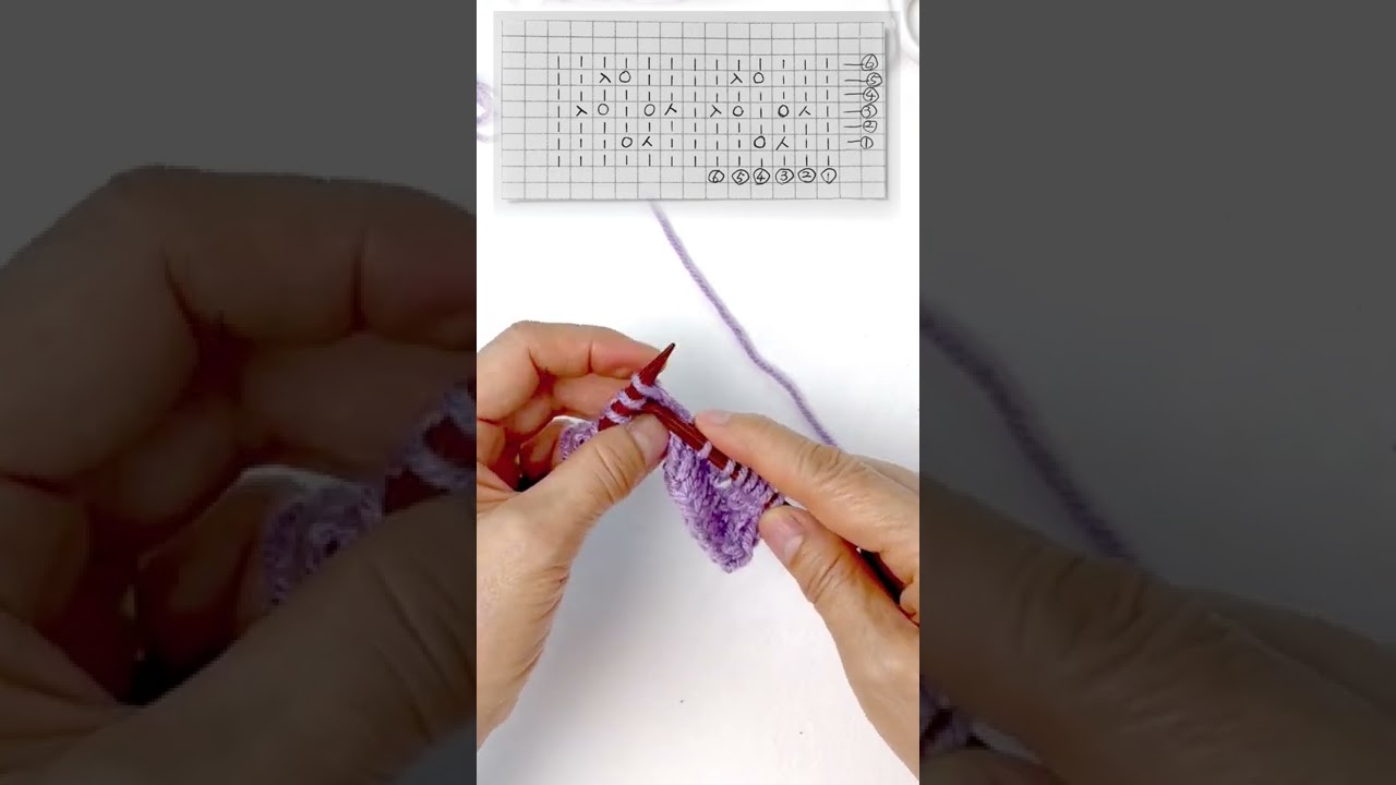 대바늘 비침무늬뜨기 1