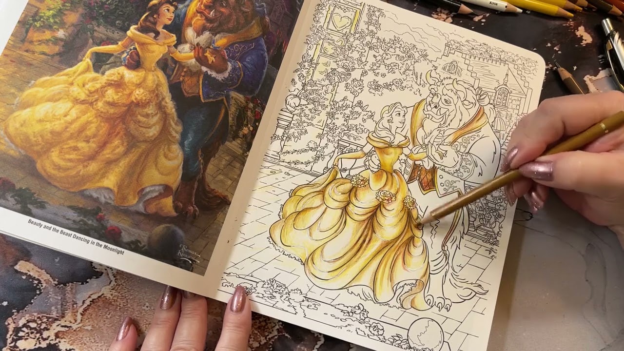 Adult Coloring - Disney Dreams Collection  Part 2