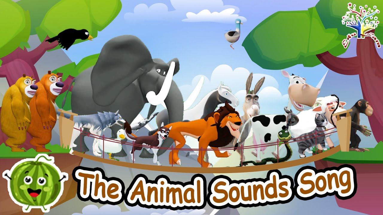 New Animal Sounds Song AJ2 These are Animal Sounds Song | Best Animal Sounds Song | Baby Song EduFam