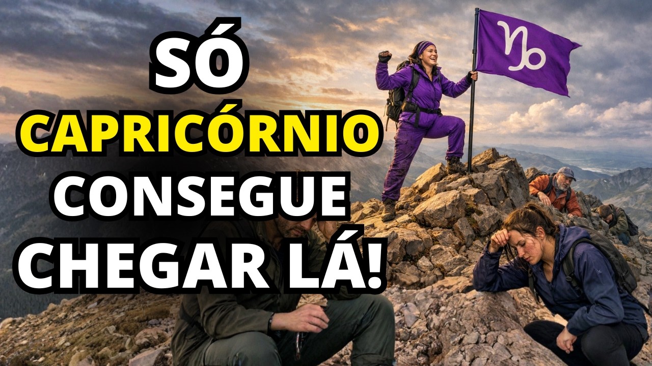 5 FORÇAS INVISÍVEIS que fazem Capricórnio chegar aonde NINGUÉM MAIS CHEGA!