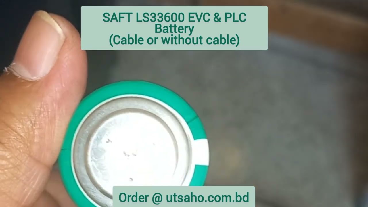 Original France SAFT LS - 33600 Li- SOCL2 Battery France PLC EVC Battery with Cable/without cable.