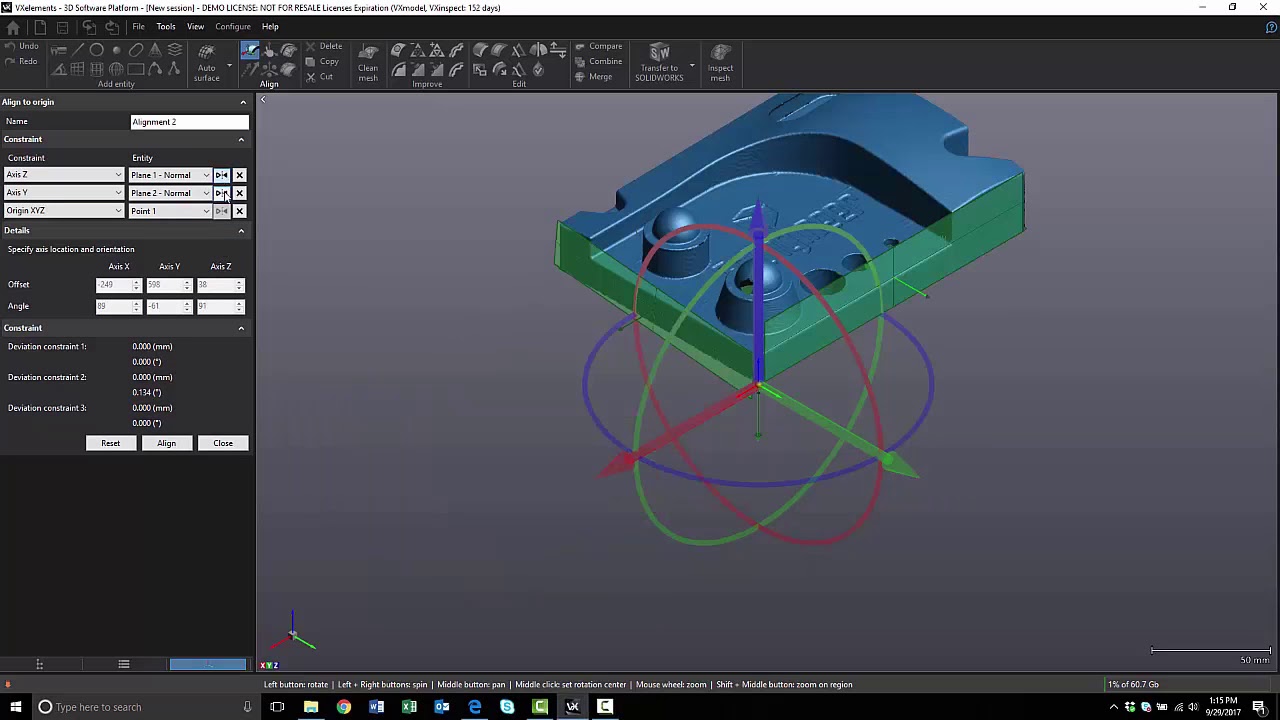 Creaform VX Model - Reverse Engineering (Part 1)
