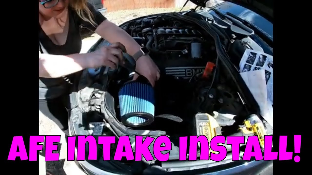 Heather's 2010 BMW 550i M-Sport AFE intake install