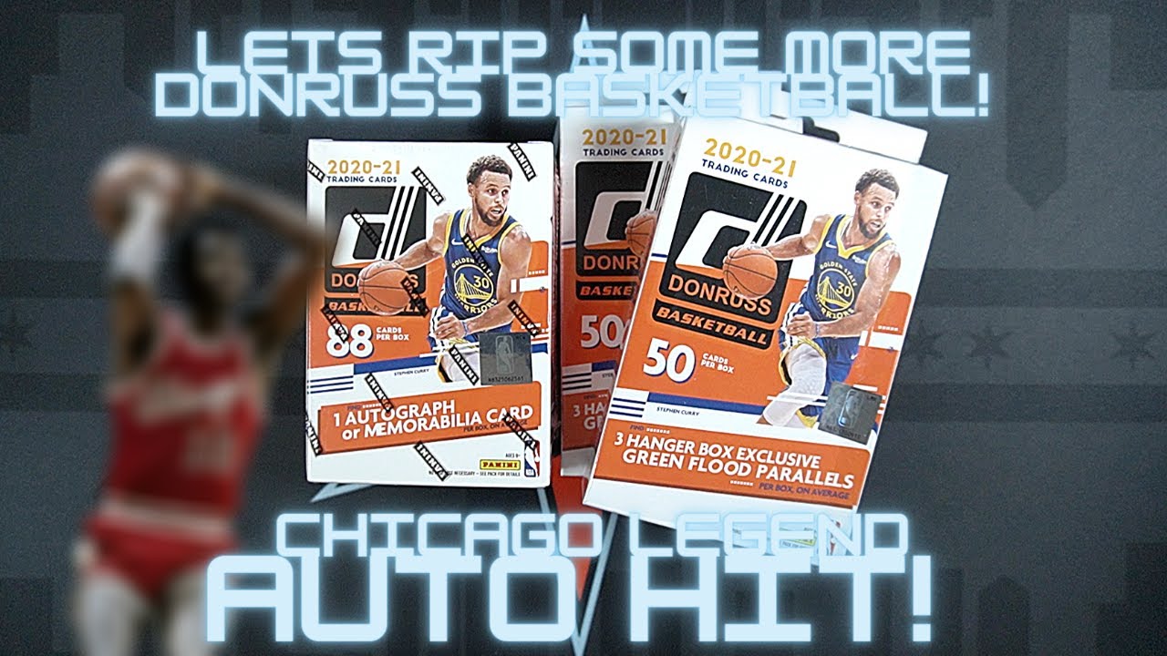 2020/21 Donruss Basketball Retail Opening *1 Blaster & 2 Hanger Boxes* Pulled A Chicago Legend Auto!