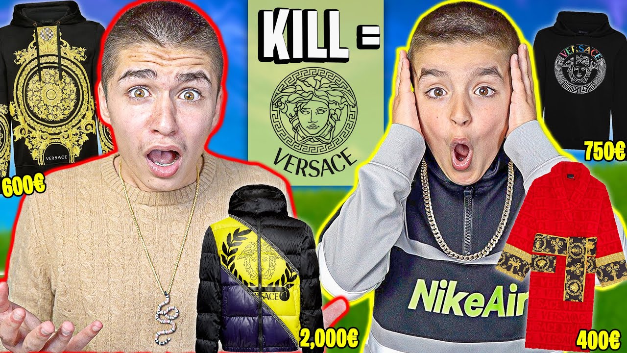 Mein BRUDER bekommt 1 VERSACE Artikel für JEDEN KILL! (Fortnite Geld Challenge)