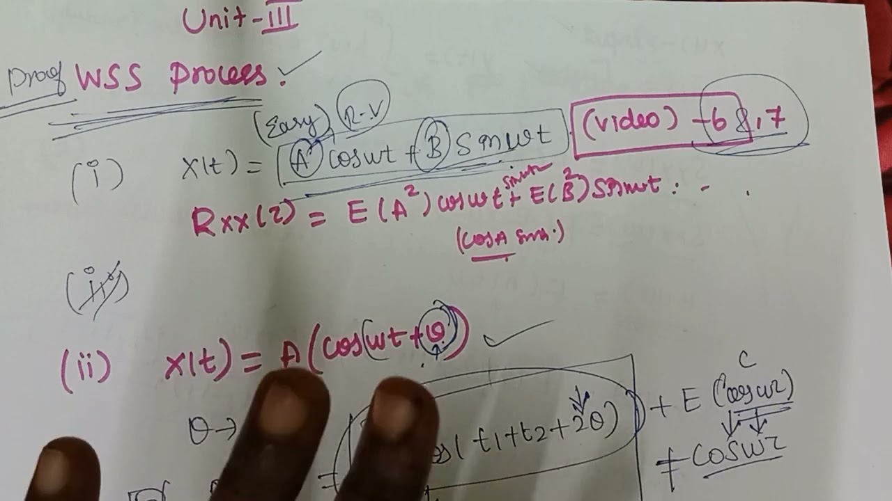 How to pass in probability and random Process
