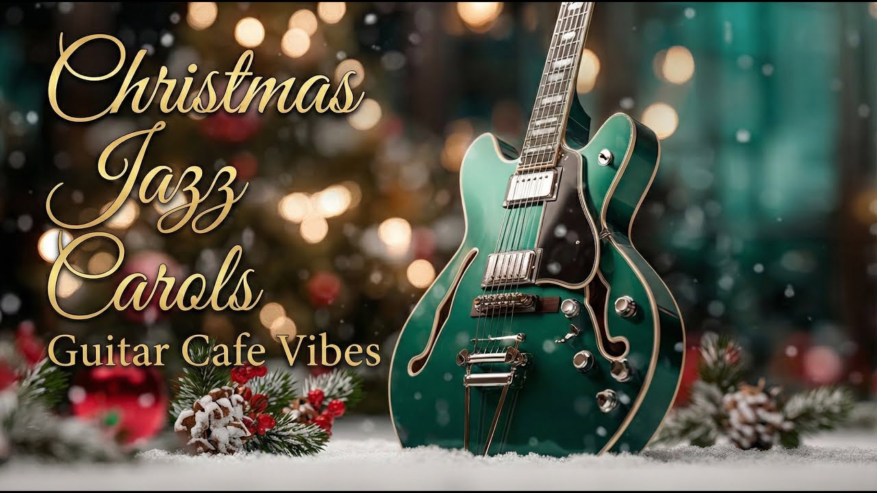 🎄 Smooth Jazz Christmas 🎄 Relaxing Guitar Music for Cafe, Study & Work