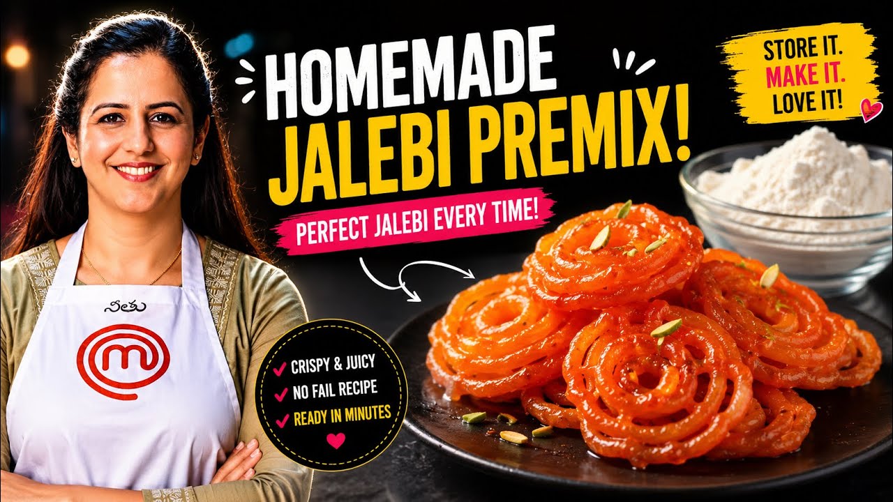 Ready to Make Jalebi Premix - Instant Jalebi Recipe - How To Make Jalebi