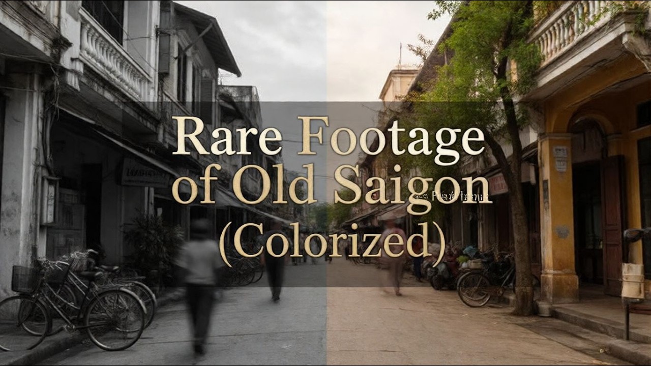 Old Saigon in Motion (Sài Gòn Xưa)  | Memories from Black and White Photos