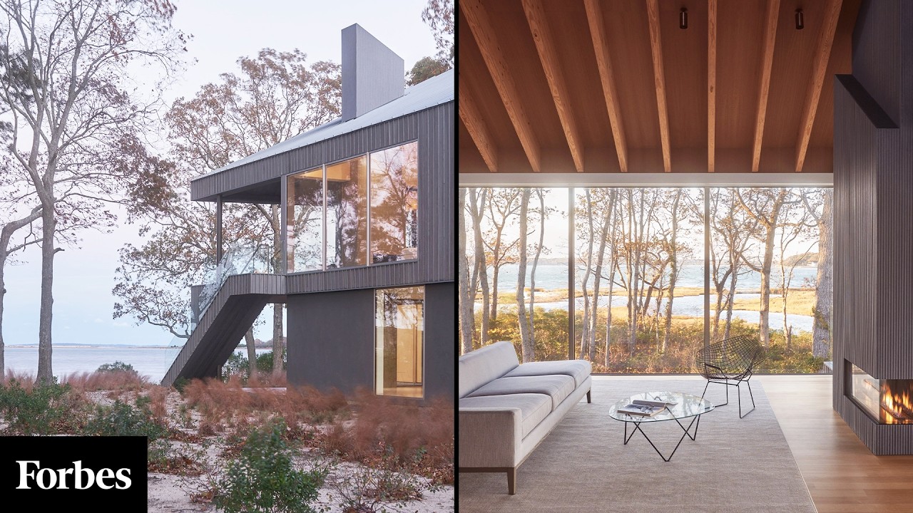 This Upside-Down House Inspired By Bird's Nests Is An Architect's Dream: Shelter Island Home Tour