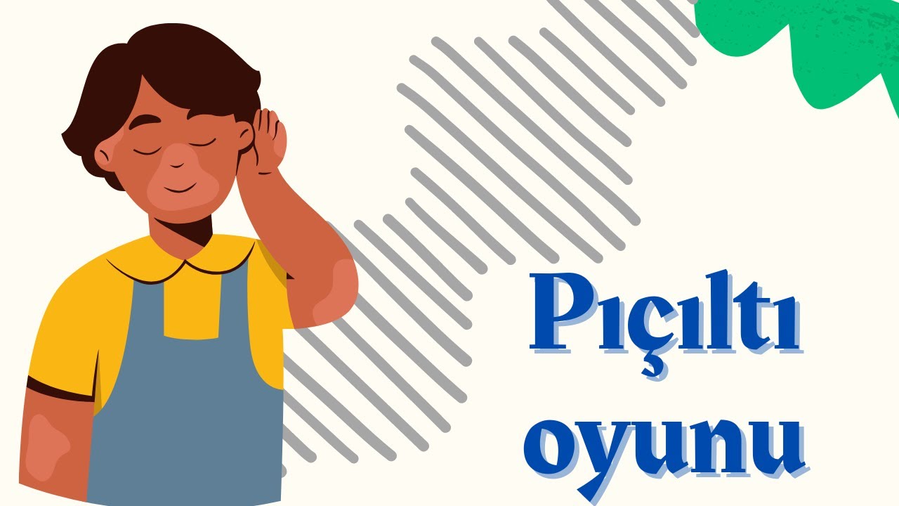 Dinləmə bacarığını inkişaf etdirmək üçün oyun / Pıçıltı oyunu