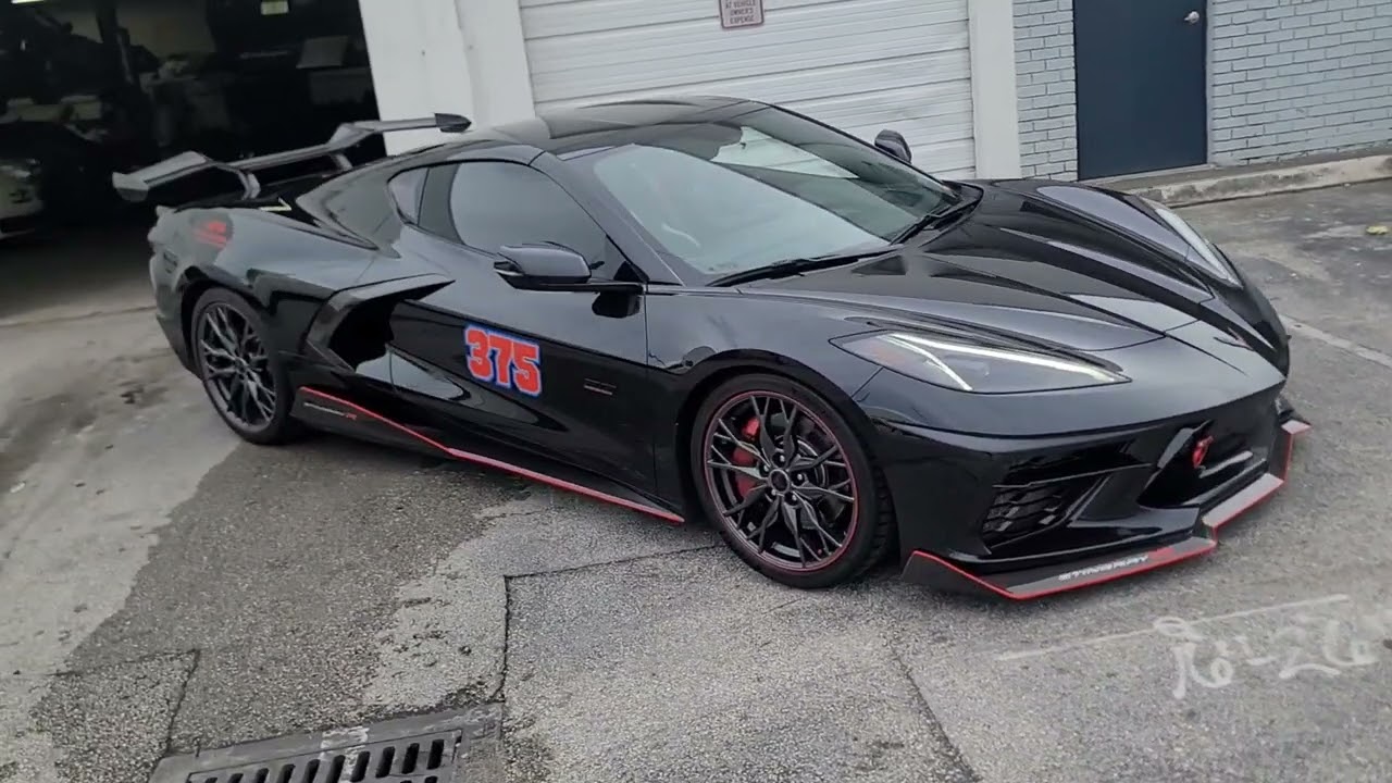 Atomic 6 Carbon Z07 Wing With 5VM Aero @ Cohen Racing C8 Corvette