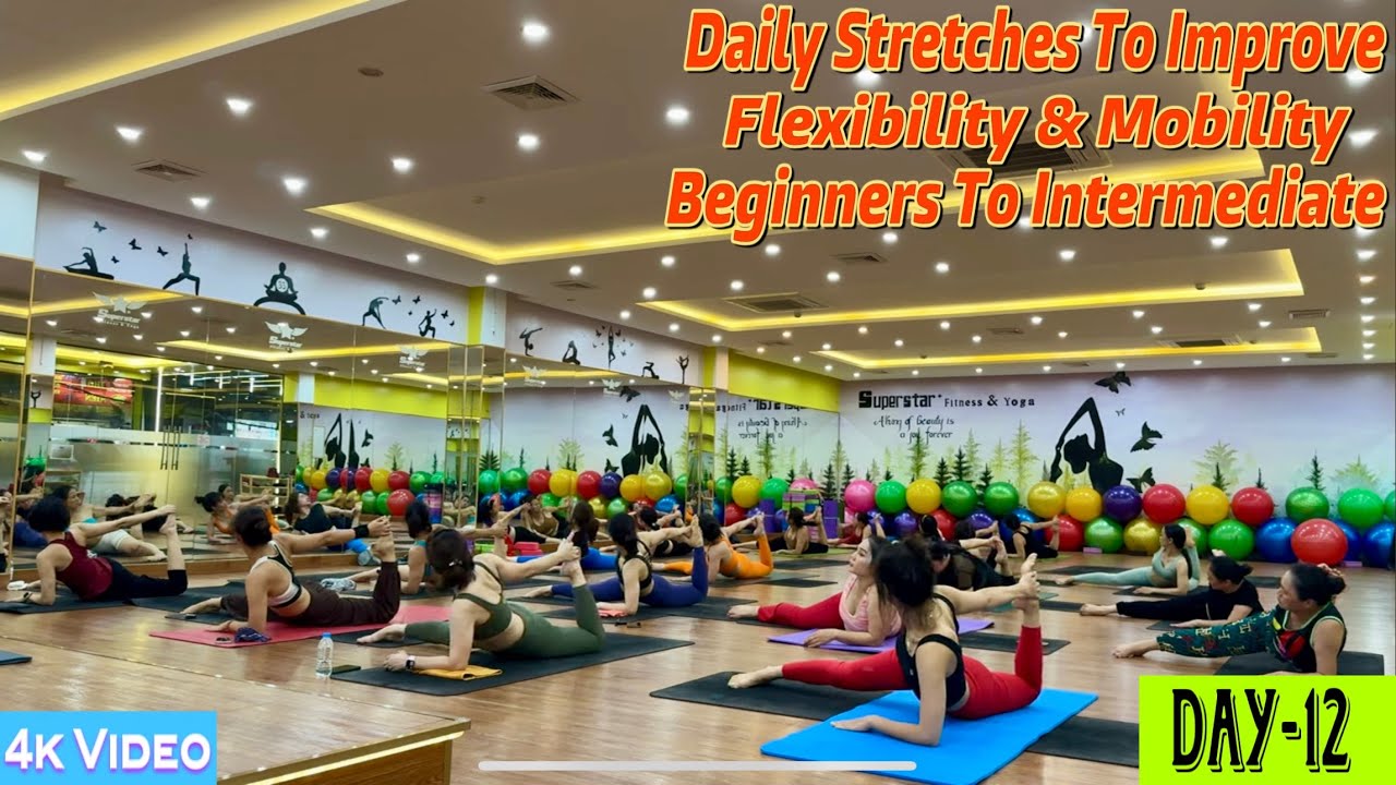 DAY-12 Daily Stretches To Improve Flexibility & Mobility | Master Ranjeet Singh Bhatia | 
