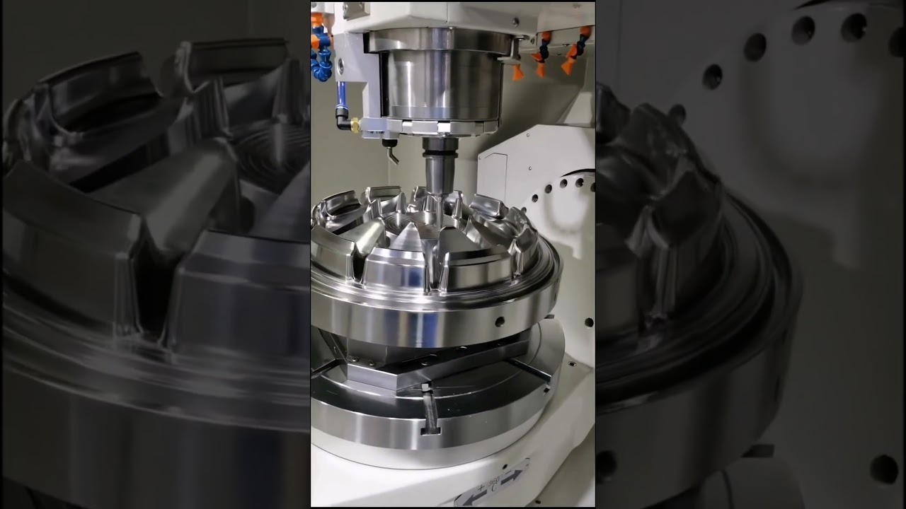 5-Axis CNC Machining Center in Action