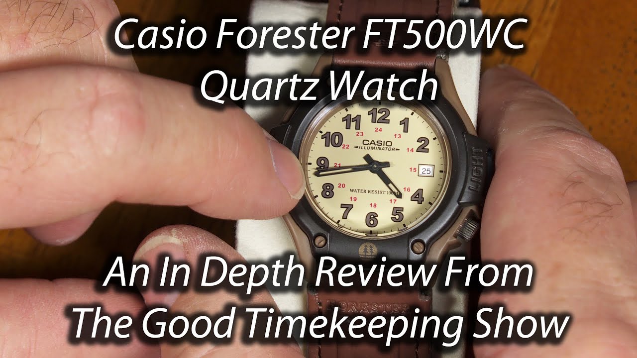 Подробный обзор часов Casio Forester FT500WC