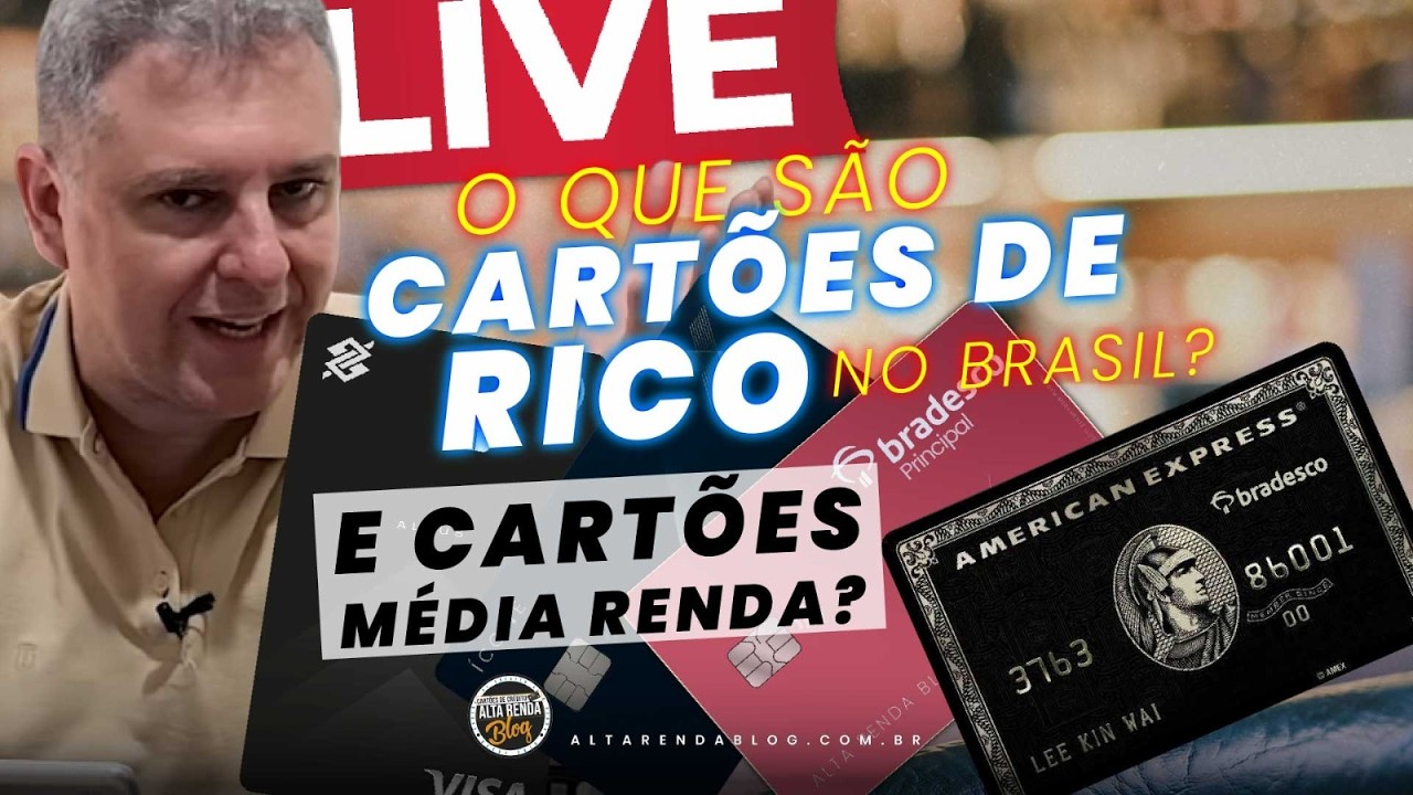 💳CART&Otilde;ES DE RICO MAIS RICO MESMO E O QUE S&Atilde;O CART&Otilde;ES PARA M&Eacute;DIA RENDA {V&Iacute;DEO RETR&Ocirc;}