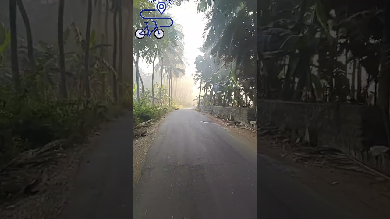 Morning cycling ride
