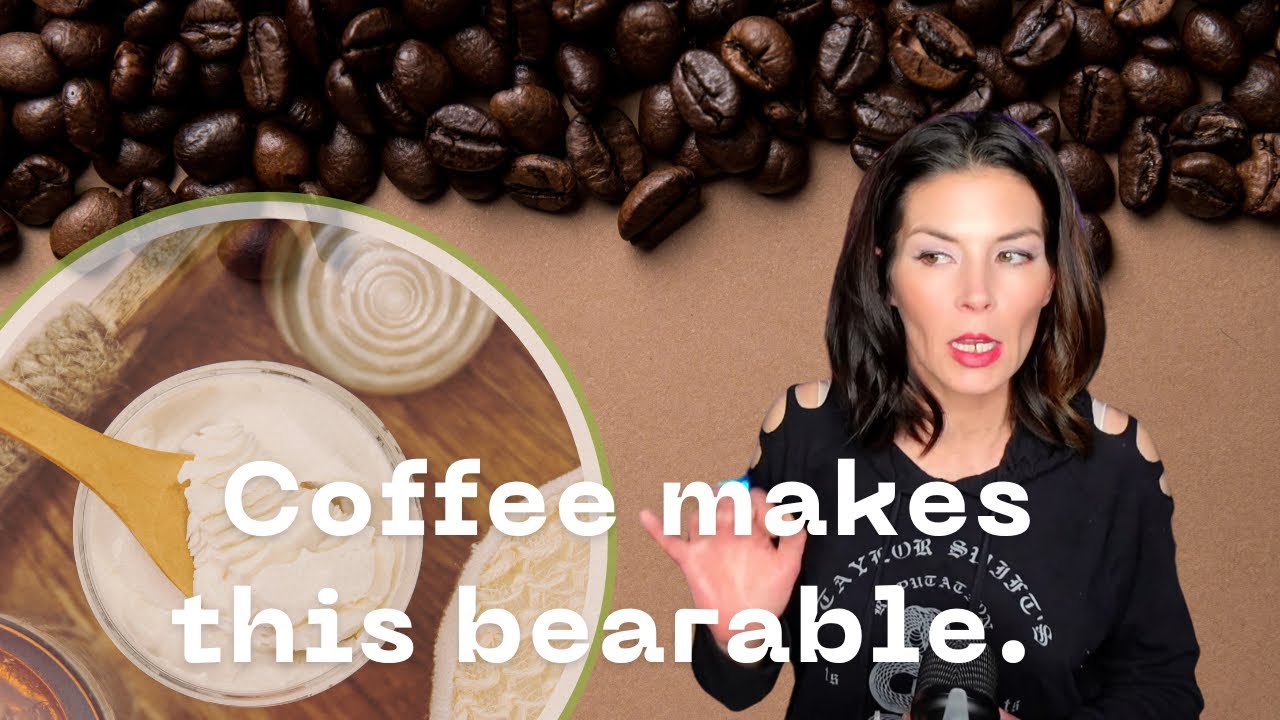 Easy Body Butter with Coffee! + Skin benefits of caffeine