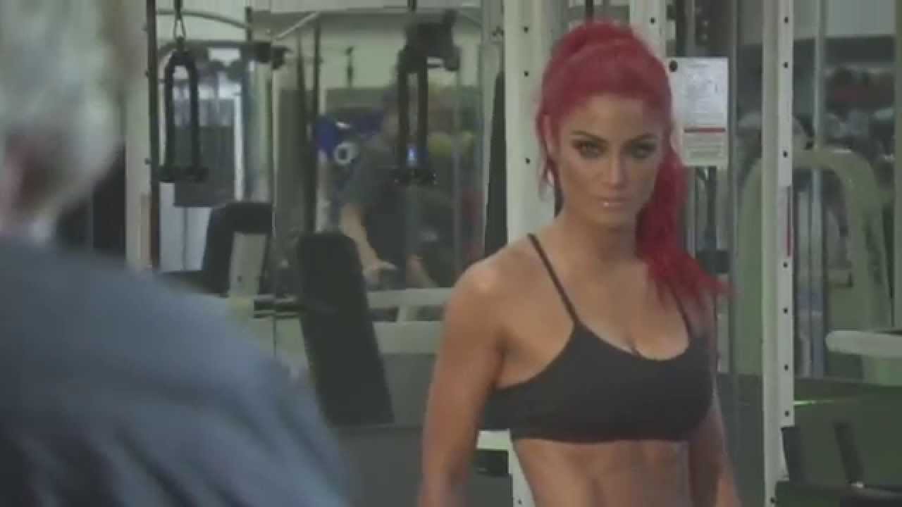 Eva Marie poses for the cover of 