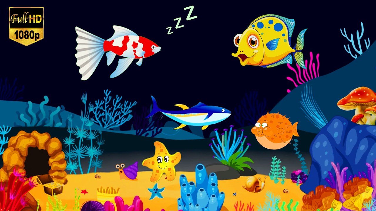 5 Hours Lullaby for Babies to go to Sleep and Mermaid Animation Baby Lullabies [Super Lullaby Songs]