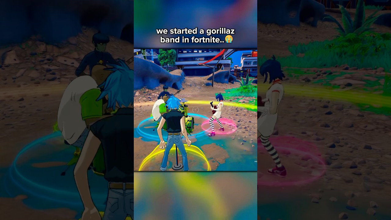 I STARTED A GORILLAZ BAND IN FORTNITE