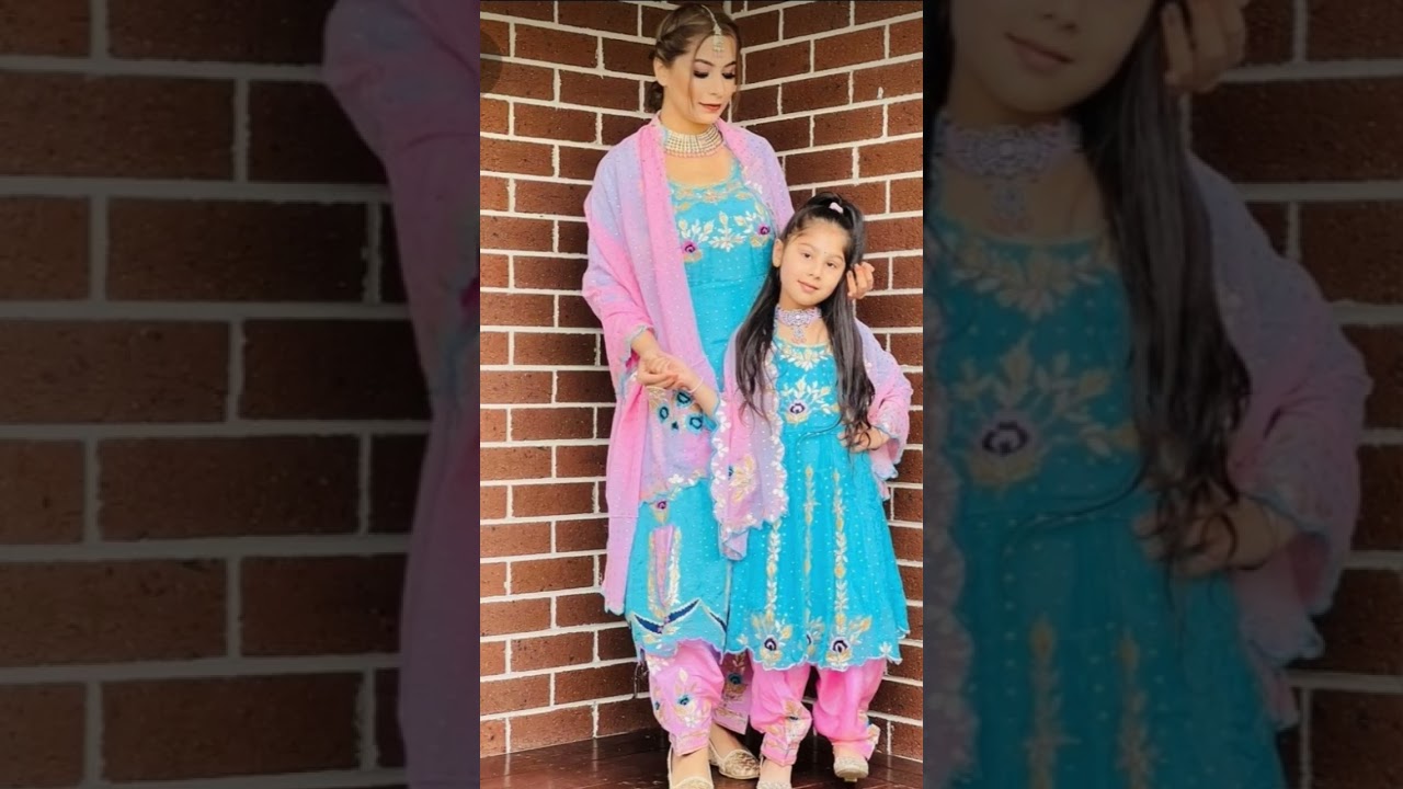 same same tere mere suit amiye,#motherdaughter #ytshorts #punjabisuits#2022 plz subscribe 🙏