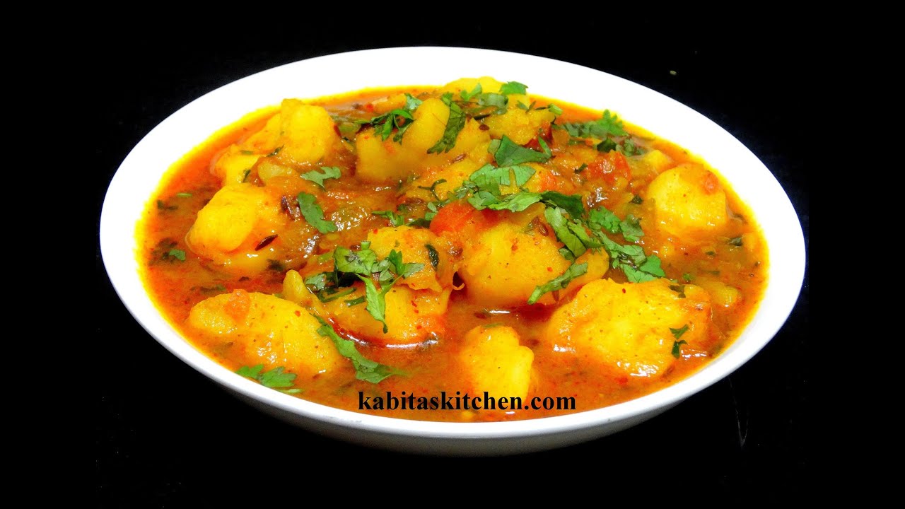 Aloo Curry Recipe-Aloo ki Sabzi with Gravy-Potato Curry-Simple and Quick Aloo sabzi