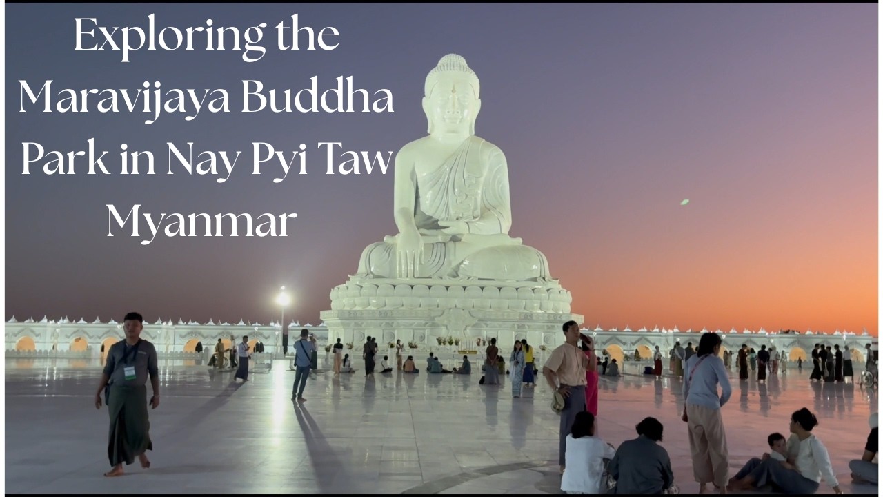 Exploring the Maravijaya Buddha Park 🇲🇲 | Nay Pyi Taw with Yoon