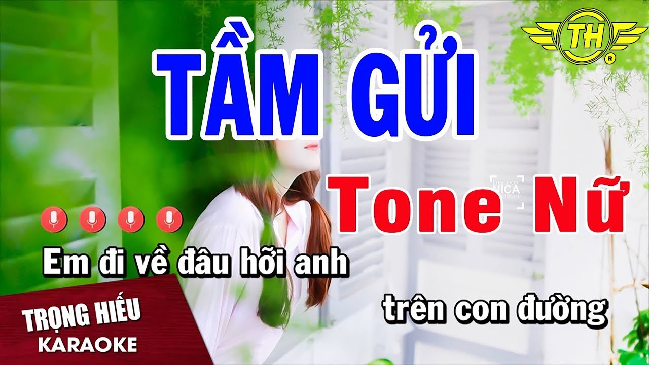 Karaoke Tầm Gửi Tone Nữ Nhạc Sống | Trọng Hiếu