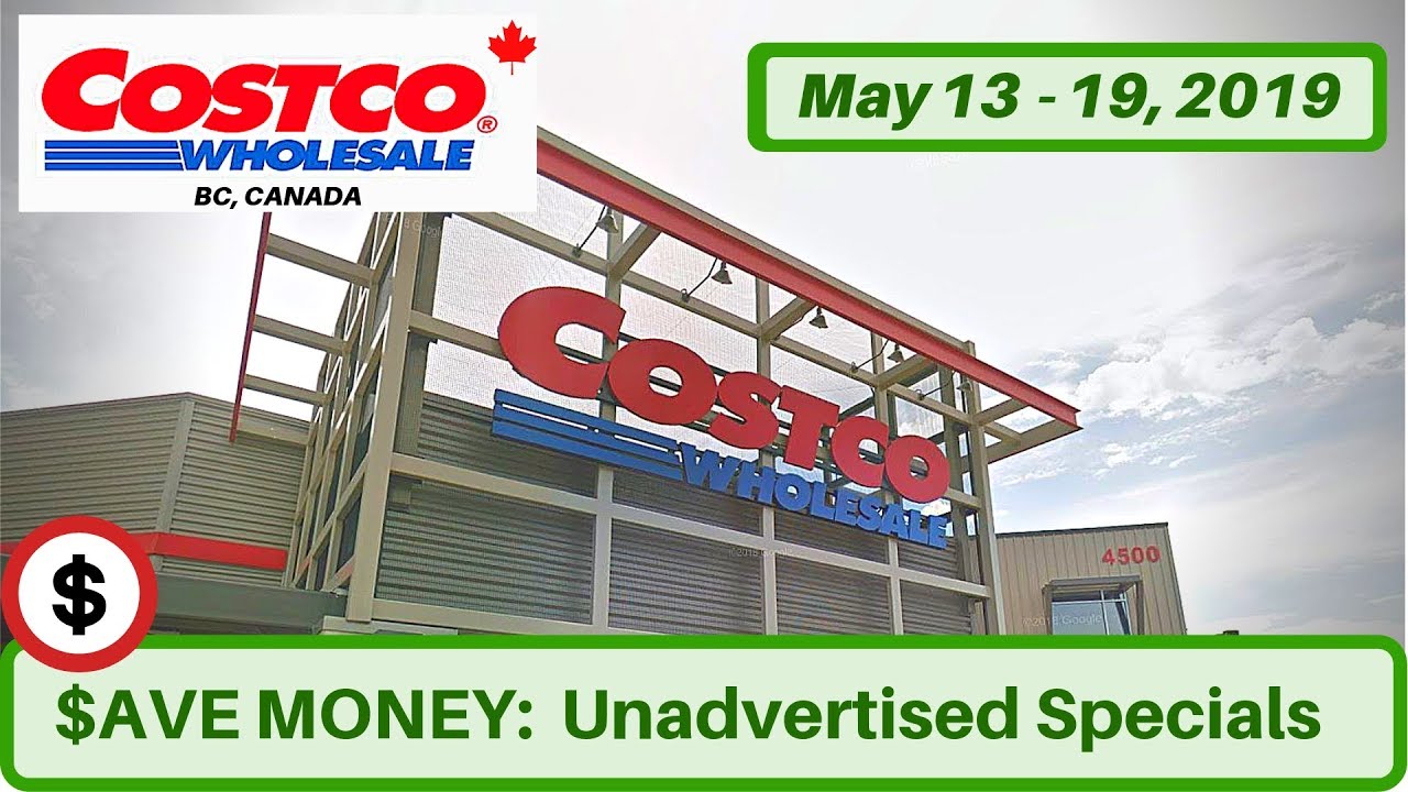 SAVE MONEY:  Unadvertised Weekly Costco Haul Specials - May 13-19, 2019