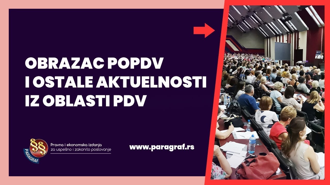 Obrazac POPDV i ostale aktuelnosti iz oblasti PDV | Savetovanje