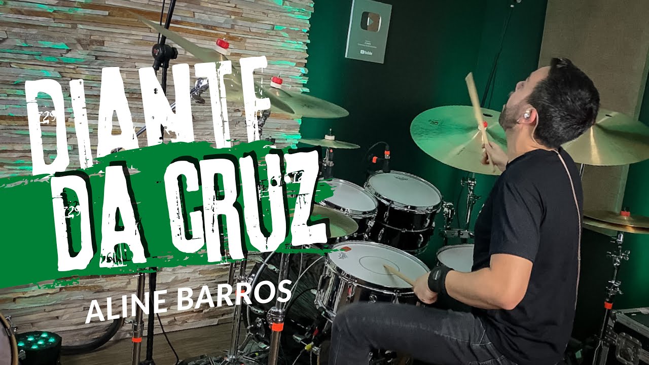 Diante da Cruz - Aline Barros - JC Batera (DRUM COVER)