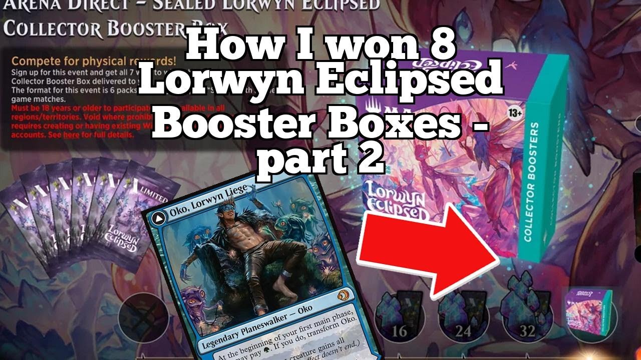 How I won 8 Lorwyn Eclipsed Booster Boxes - part 2 | Lorwyn Eclipsed Sealed | Win-A-Box | MTG Arena
