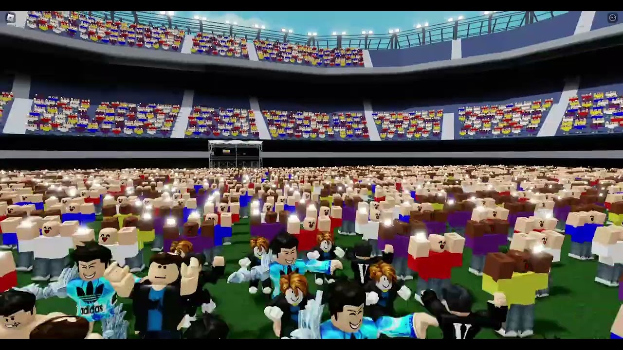 Roblox: Rock Concert 2.0 (WORLD TOUR) Drone footage