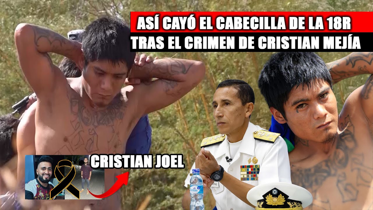 Así cayó el cabecilla de la 18R tras el crimen de Cristian Mejía.