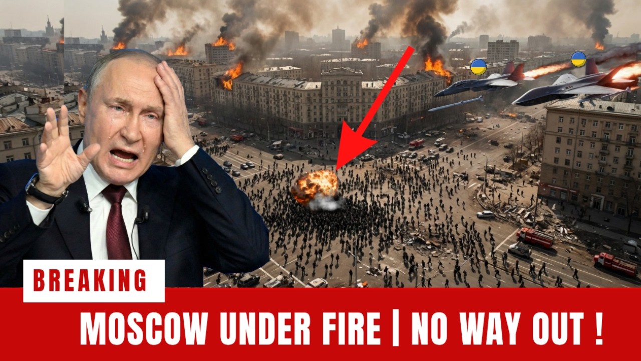 NO WAY OUT: Ukraine's Drone Attack Sets Moscow on Fire - Putin's Worst Nightmare Becomes REALITY