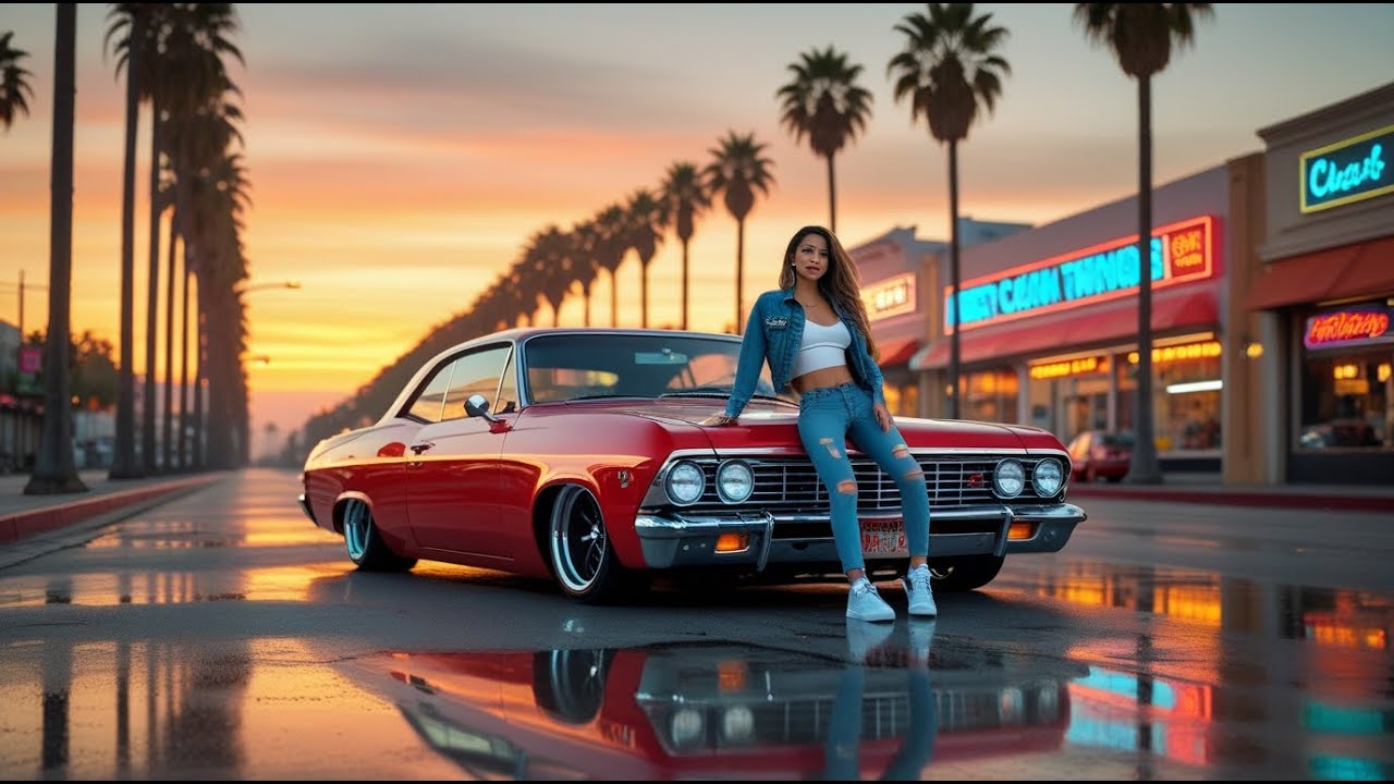 Classic West Coast G-Funk at Sunset | Old School Cruisin’ Vibes & Smooth Hip Hop