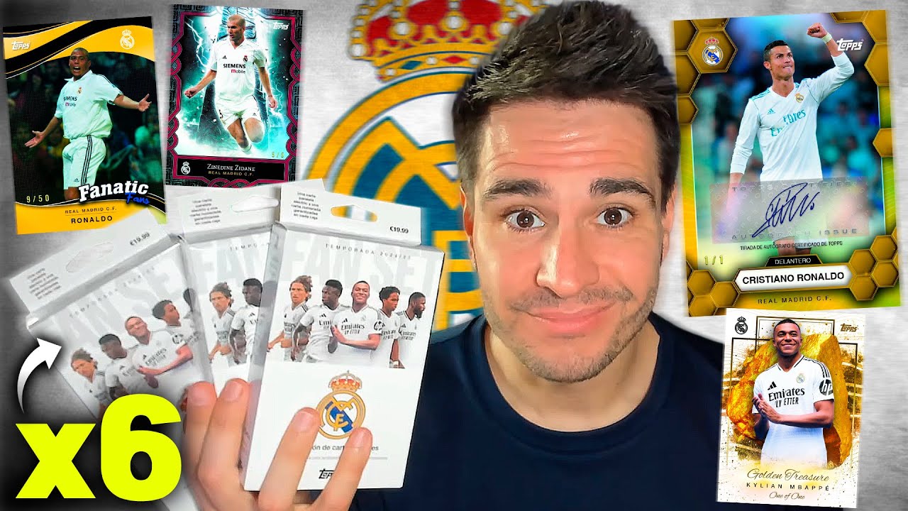 Abriendo Topps Real Madrid CF Fan Set 2024/25 *cartas numeradas aseguradas* | JuanluDBZ