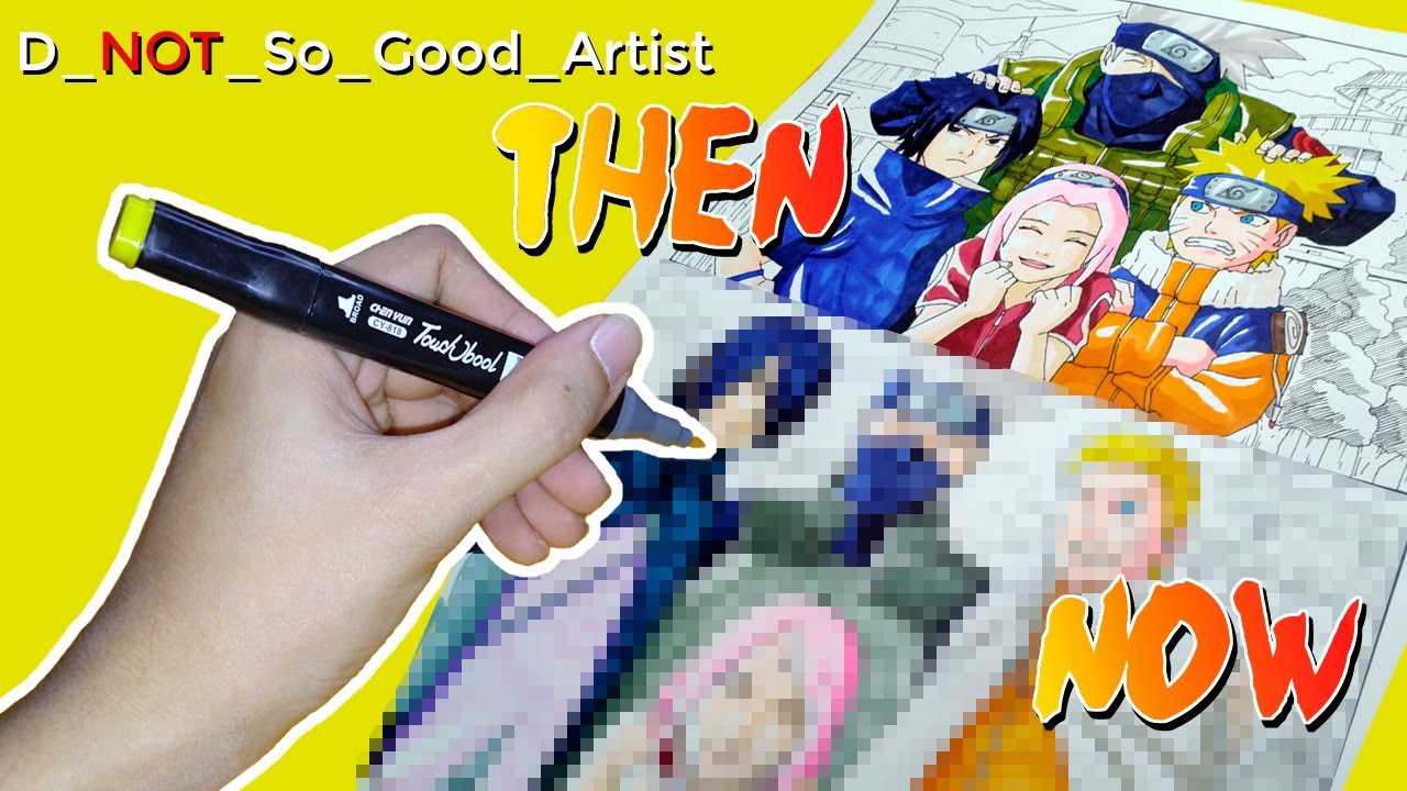 Drawing the Team 7 Then & Now