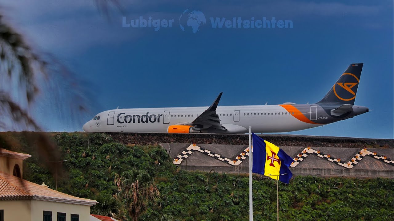 Departures and landings FNC Madeira Airport